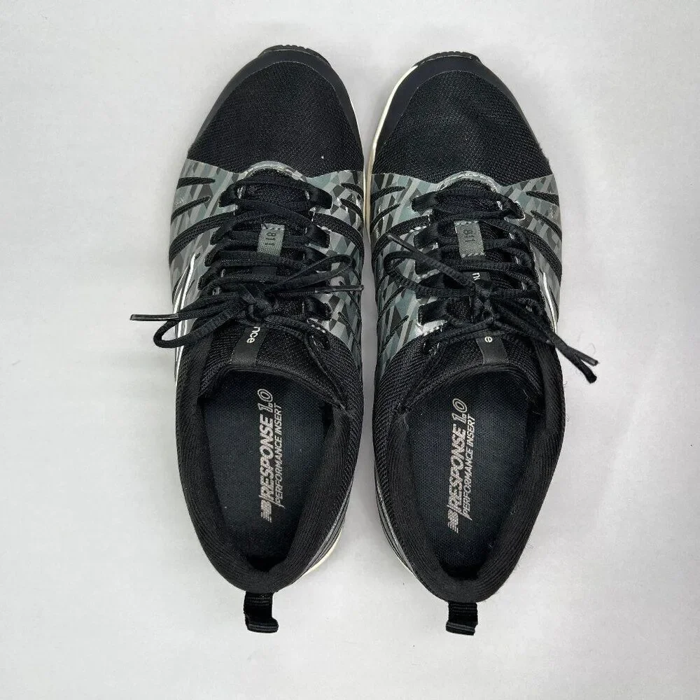 New Balance Womens Black and Gray Athletic Sneakers